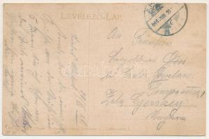 1918 Arad, Maros folyó az új vashíddal, hajómalom. Vasúti levelezőlapárusítás 2010. 1917. / Mures ri...