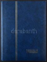 LINDNER 30 fekete lapos A/4 berakó kék borítóval, használt állapotban