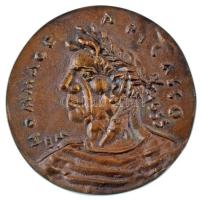 Borsos Miklós (1906-1990) 1955. "Hommage a Picasso" kétoldalas bronz emlékérem (84mm) T:AU Hungary 1955. "Hommage a Picasso" double-sided bronze medallion. Sign.: Miklós Borsos (84mm) C:AU