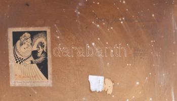 Makoldy József (1890-1957): Halászbástya, Budapest, 1923. Akvarell, papír, jelzett, hátoldalán Makol...