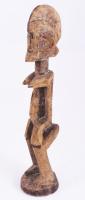 Afrikai faragott fa szobor 28 cm