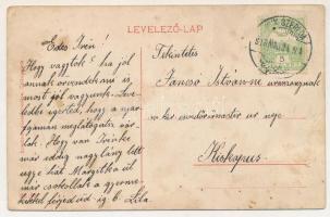 1913 Csíkszereda, Miercurea Ciuc; Apaffy (Apafi) Mihály utca, Vákár Lajos, Szvoboda József üzlete és...