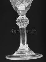 6 db Cathedral crystal likőrös kristály pohárkészlet, eredeti dobozában 12 cm