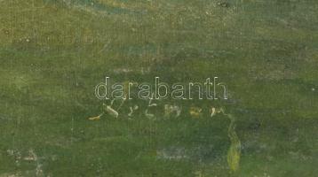 Artner jelzéssel: Hangulatos táj. Olaj, vászon. Apró javításokkal. 31,5×42,5 cm