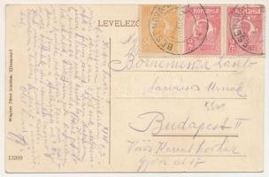 1924 Újbesenyő, Új Bessenyő, Dudestii Noi; Wagner Péter kereskedés és m. kir. postahivatal, üzlet, s...