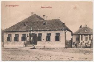 1914 Aranyosgyéres, Gyéres, Ghiris-Aries, Campia Turzii; Szabó szálloda. Veress Zsigmond kiadása, Divald Károly fia (Eperjes) / hotel (EK)