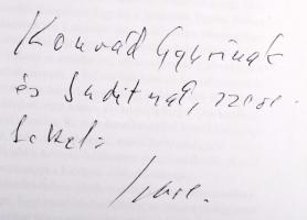 Kertész Imre: Sorstalanság. Filmforgatókönyv. DEDIKÁLT Konrád György írónak! Bp., 2001, Magvető. 201p. Kiadói kartonált kötés, jó állapotban.