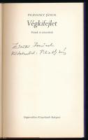 Pilinszky János: Végkifejlet. Versek és színművek. DEDIKÁLT! Bp., 1974, Szépirodalmi. Kiadói kartoná...