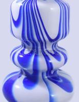 Carlo Moretti színezett opálüveg váza, jelzés nélkül, hibátlan, m: 26 cm