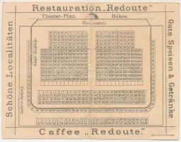 Brassó, Kronstadt, Brasov; Wilhelm Hiemesch Buchhandlung und Leihbibliothek, Restauration Redoute, T...