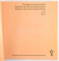 3 db német porcelánkatalógus: Soldatenfiguren aus Porzellan.; Zierfiguren aus Porzellan.; Raum- und ...