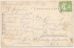 1915 Gyimesbükk, Gyimes, Tyimes, Ghimes-Faget, Ghimes; vasútállomás. Adler Alfréd (Brassó) / railway...