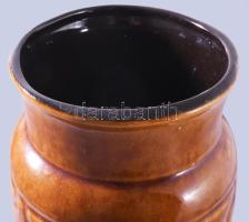 Retro német padlóváza, aljánál kis javítással, m: 40,5 cm