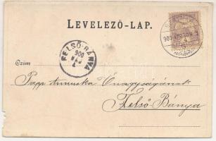 1900 Szatmárnémeti, Szatmár, Satu Mare; Kálvária, Igazságügyi palota, Református főgimnázium, Németi...