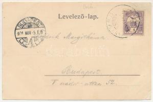 1901 Gyimesközéplok, Középlok, Lunca de Jos; Kegyelmes Majláth Gusztáv erdélyi püspök úr által felép...