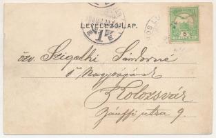 1908 Marosludas, Ludosul de Mures, Ludus; Városháza. Glück József kiadása / town hall (r)