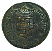 1705KB Rézpoltúra "II. Rákóczi Ferenc" (2,48g) T:VF patina, kis ph.
Hungary 1705KB Poltur...