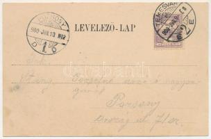 1900 Temesvár, Timisoara; Gyárváros, Fő utca, üzletek. Lichtdr. u. Verlag Louis Koch / Fabrik, Haupt...