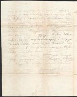 1846 Bécs, Lipthay Mihály (1794-?) által öccsének, kisfaludi Lipthay András (1796-1871) főesperesnek...