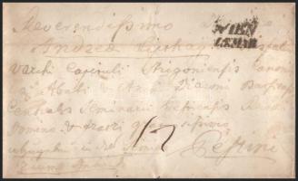 1846 Bécs, Lipthay Mihály (1794-?) által öccsének, kisfaludi Lipthay András (1796-1871) főesperesnek...