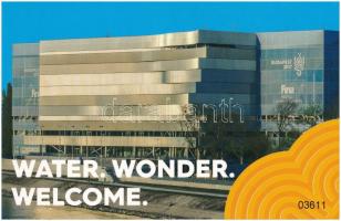 2017. 50Ft Cu-Ni "17. FINA Vizes Világbajnokság" első napi veret sorszámozott emléklapon, ...