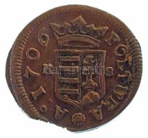 1706KB Rézpoltúra "II. Rákóczi Ferenc" (2,71g) T:XF patina, kitörés
Hungary 1706KB Poltur...