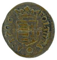 1706KB Rézpoltúra "II. Rákóczi Ferenc" (2,28g) T:VF patina, ph.
Hungary 1706KB Poltura &q...