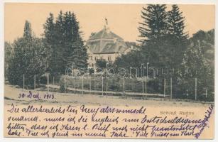 1903 Rudna (Torontál), Schloss Rudna / Báró Nikolics kastély / castle (kis szakadás / small tear)