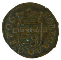 1706KB Rézpoltúra "II. Rákóczi Ferenc" (2,30g) T:XF,VF kis patina
Hungary 1706KB Poltura ...