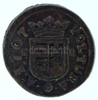 1707KB Rézpoltúra "II. Rákóczi Ferenc" (2,52g) T:XF
Hungary 1707KB Poltura "Francis ...