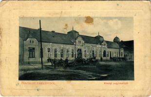 Párkány, Parkan, Stúrovo; Községi nagyvendéglő, étterem. Dudás István kiadása W.L. Bp. 1912-14. / restaurant (EM)