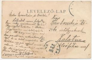 1909 Alsójára, Jára, Iara de Jos; Piac tér, Unitárius templom, Alszeg út, kaszinó, Mészáros Jenő üzl...