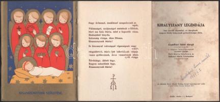 2 db képeskönyv: Kis Boldogasszony képeskönyve. A magyar népénekek alapján összeáll.: Bali Mária Ild...