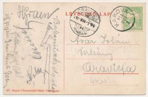 1910 Kakova, Aranyosivánfalva, Kákófalva, Gradinari; Fő utca, piac, üzlet / Strada principala / main...