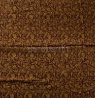 Bordó-arany színű stóla, 78x200 cm