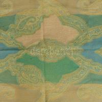 Drapp-zöld mintás stóla, 60x170 cm