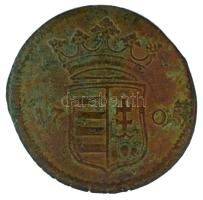 1705. X Poltura Cu "II. Rákóczi Ferenc" "PRO LIBERTATE" (8,31g) T:XF,VF patina
...