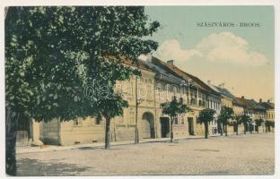 1909 Szászváros, Broos, Orastie; utca. H. Graef kiadása / street view (EK)