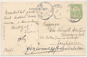 1909 Szászváros, Broos, Orastie; utca. H. Graef kiadása / street view (EK)