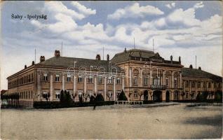 Ipolyság, Sahy; Vármegyeháza. Polgár Ignác kiadása / county hall (EB)