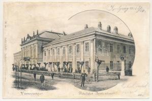 1902 Ipolyság, Sahy; Vármegyeháza. Kanyó Antal kiadása / county hall (r)