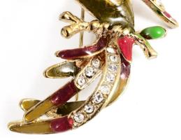 Madár alakú bross, m: 5 cm