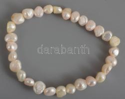 Tenyésztett gyöngy nyaklánc és karkötő h: 41 cm