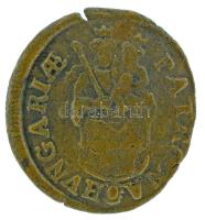 1706KB Rézpoltúra "II. Rákóczi Ferenc" tévveret 1706 helyett 1076 (1,73g) T:VF ph. Hungary 1706KB Poltura "Francis II Rákóczi" Kremnitz wrong strike 1076 instead of 1706 (1,73g) C:VF edge error