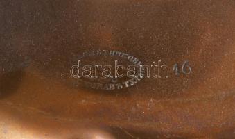 Réz szamovár. Lomov Gyár, Tula, 19. sz. utolsó harmada, jelzett, kis sérüléssel, horpadással, m: 56 ...