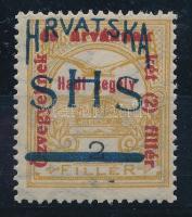 SHS 1918 Hadisegély 2f próbanyomat Signed: Bodor Certificate: Zrinjscak