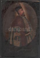 Jelzés nélkül: Bethlen István erdélyi fejedelem portréja. Olaj, papír, javított, 36x25 cm