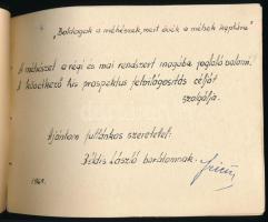 Olvashatatlan jelzéssel: Gyűjtsd a mézet, add a MÉH-nek, 1961 (6 db egybefűzött karikaturisztikus il...