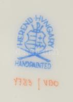 Herendi VBO mintás hamuzó, jelzett, hibátlan, 13,5x9 cm