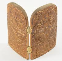 Kéttáblás asztali szentkép, nyitva 14x21 cm